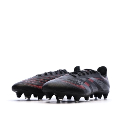 Chaussures de Foot Noir/Rouge Homme Adidas Predator League SG