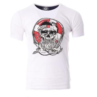 T-shirt Blanc Homme La Maison Blaggio MORO