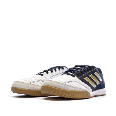Chaussures de football Blanches/Noires Homme Adidas Top Sala