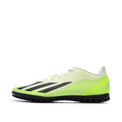 Chaussures de football Blanches/Jaunes/Noires Homme Adidas X Crazyfast