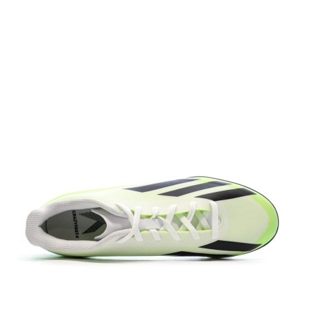 Chaussures de football Blanches/Jaunes/Noires Homme Adidas X Crazyfast