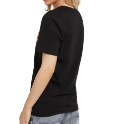 T-shirt Noir Homme Guess Puff