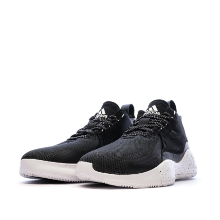 Chaussures de basketball Noires Homme Adidas Rose