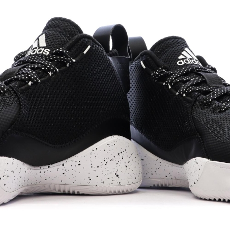 Chaussures de basketball Noires Homme Adidas Rose
