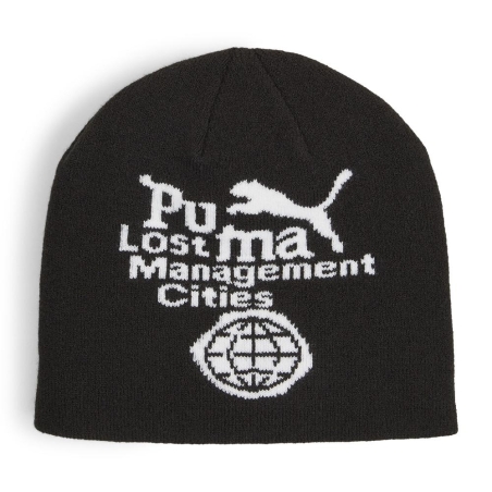 Bonnet Noir Homme Puma X Lmc Cuffless Beanie