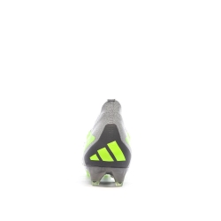 Chaussures de Foot Blanc/Gris/Vert Adidas Predator Accuracy.1 FG