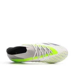 Chaussures de Foot Blanc/Gris/Vert Adidas Predator Accuracy.1 FG