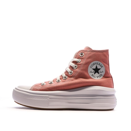 Baskets Roses Femme Converse All Star Move Platform