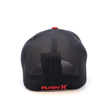 Casquette Noire/Rouge Homme Hurley Textures