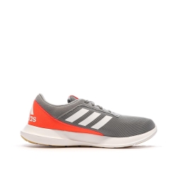 Chaussures de running Grises/Oranges Homme Adidas Coreracer