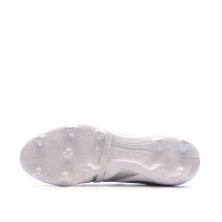 Chaussures de Foot Blanches Homme Adidas Predator League FT FG/MG