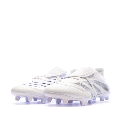 Chaussures de Foot Blanches Homme Adidas Predator League FT FG/MG