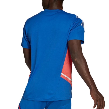 Maillot de Sport Bleu Homme Adidas Con Jsy Pred