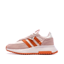 Baskets Rose/Orange Femme Adidas Retropy