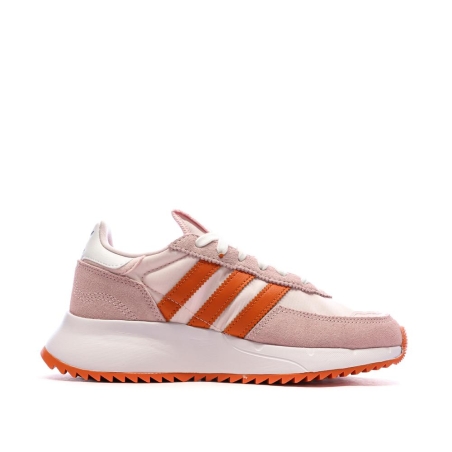 Baskets Rose/Orange Femme Adidas Retropy