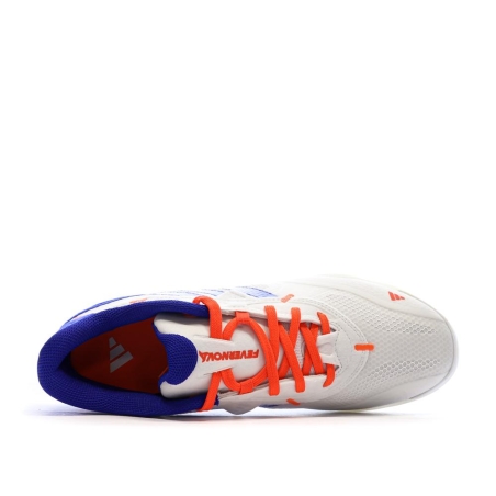 Chaussures de Futsal Blanc/Bleu/Rouge Homme Adidas Fevernova