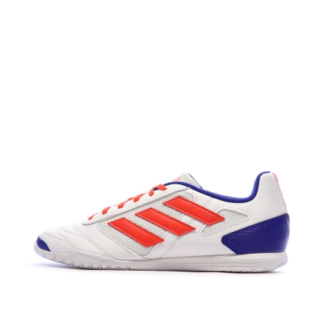 Chaussures de Futsal Blanches/Rouges/Bleu Homme Adidas Super Sala 2