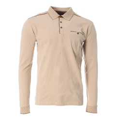 T-shirt Manches Longues Beige/Camel Homme RMS26 91233