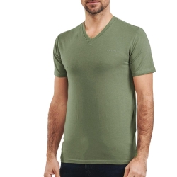 T-shirt Kaki Homme Teddy Smith Tawax 2