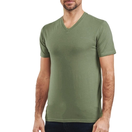 T-shirt Kaki Homme Teddy Smith Tawax 2