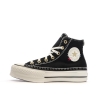 Baskets Noires Femme Converse All Star Lift Crafted