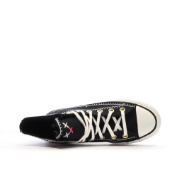 Baskets Noires Femme Converse All Star Lift Crafted