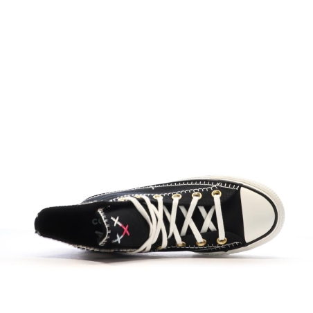 Baskets Noires Femme Converse All Star Lift Crafted