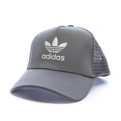 Casquette Grise Homme Adidas Curved Trucker