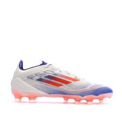 Chaussures de football Blanches/Bleu/Rouges Homme Adidas F50 Pro Mg