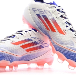 Chaussures de football Blanches/Bleu/Rouges Homme Adidas F50 Pro Mg