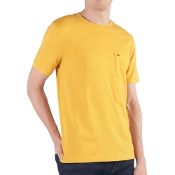 T-shirt Jaune Homme Tommy Hilfiger Pocket