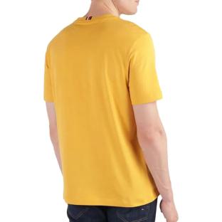 T-shirt Jaune Homme Tommy Hilfiger Pocket