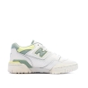 Baskets Blanches/Verte Femme New Balance 550