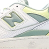 Baskets Blanches/Verte Femme New Balance 550