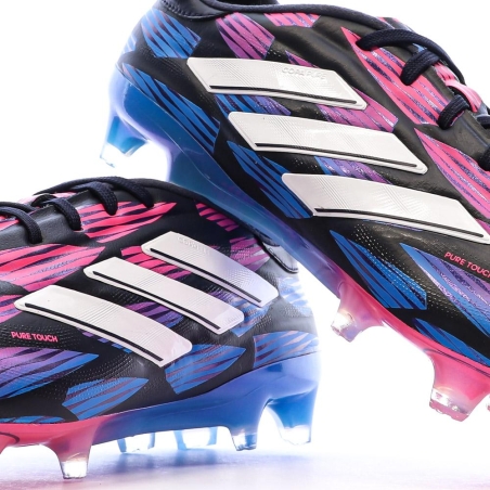 Chaussures de Foot Noir/Rose/Bleu Adidas Copa Pure 2 Elite FG