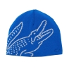 Bonnet Bleu Homme Lacoste Broderie