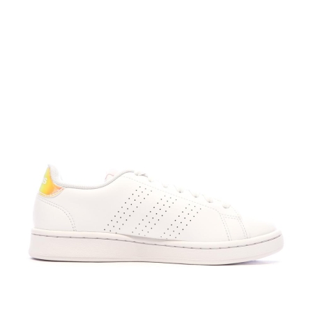 Baskets Blanc/Rose Femme Adidas Advantage IF6116