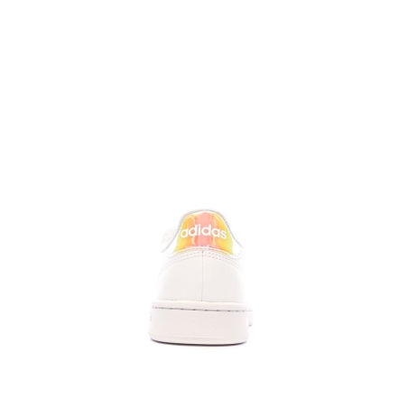 Baskets Blanc/Rose Femme Adidas Advantage IF6116