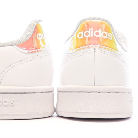 Baskets Blanc/Rose Femme Adidas Advantage IF6116