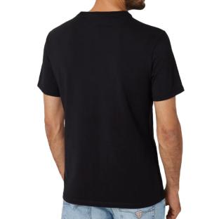 T-shirt Noir Homme Guess M4YI35J1314