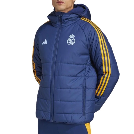 Real Madrid Doudoune Marine Homme Adidas Real Wint 2024/25 Club