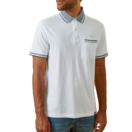 Polo Blanc Homme Kaoral Chune