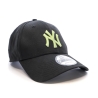 Casquette Noire/Vert Homme New Era League Essential