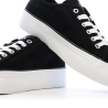 Baskets Noires Femme Calvin Klein Jeans Vulc