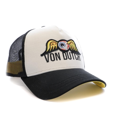 Casquette Noir/Blanc Homme Von Dutch Eye