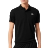 Polo Noir Homme Lacoste Ultra Dry crocodile paysage
