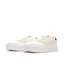 Baskets Blanches/Ecru Femme Puma Cali Court Pure