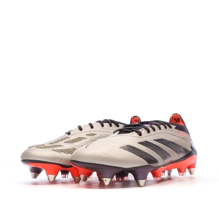 Chaussures de Foot Taupes Mixte Adidas Predator Elite SG