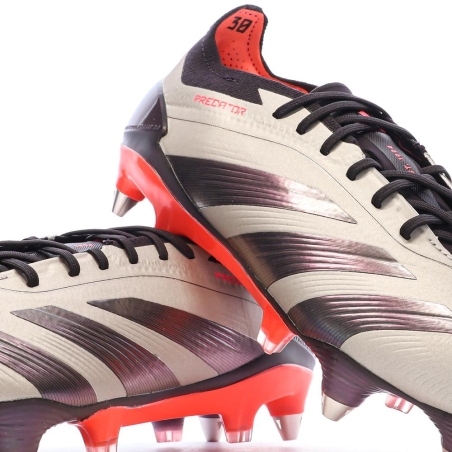 Chaussures de Foot Taupes Mixte Adidas Predator Elite SG