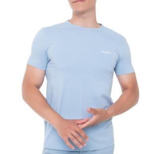 T-shirt Bleu Homme Pepe Jeans Original Basic PM508212